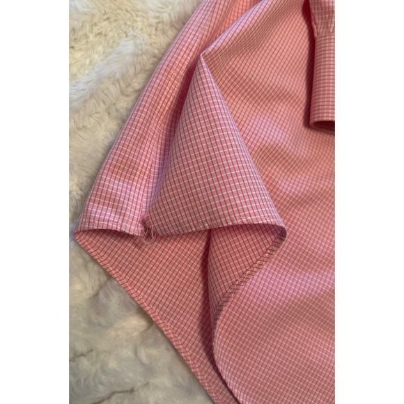 Brooks Brothers Regent Polo Button-Down Shirt Pink Cotton Men Size 17 1/2 (READ) - Picture 7 of 16